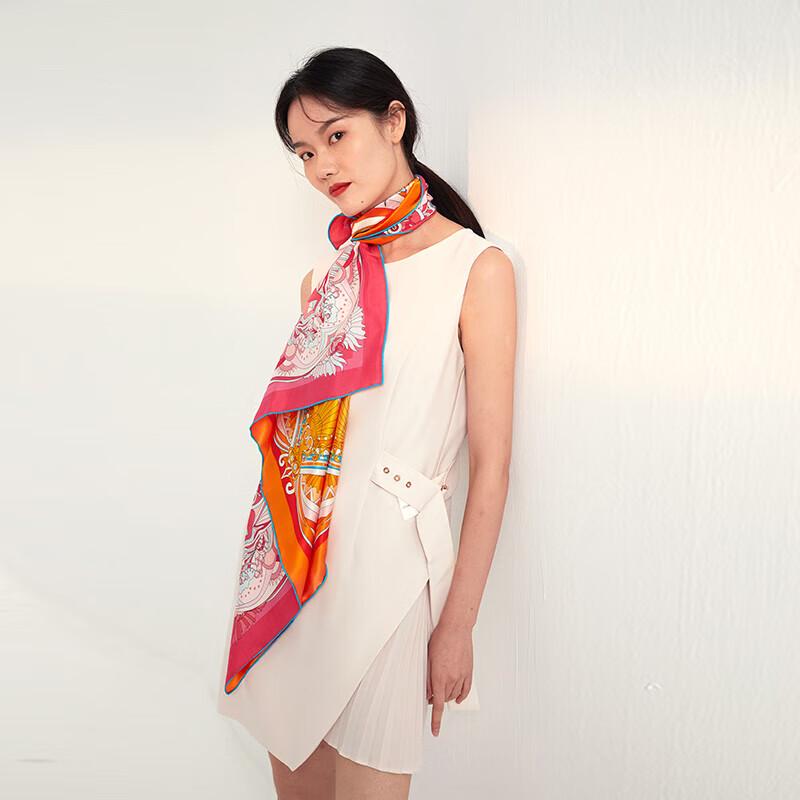 Aurora Gemini Mulberry Silk Scarf