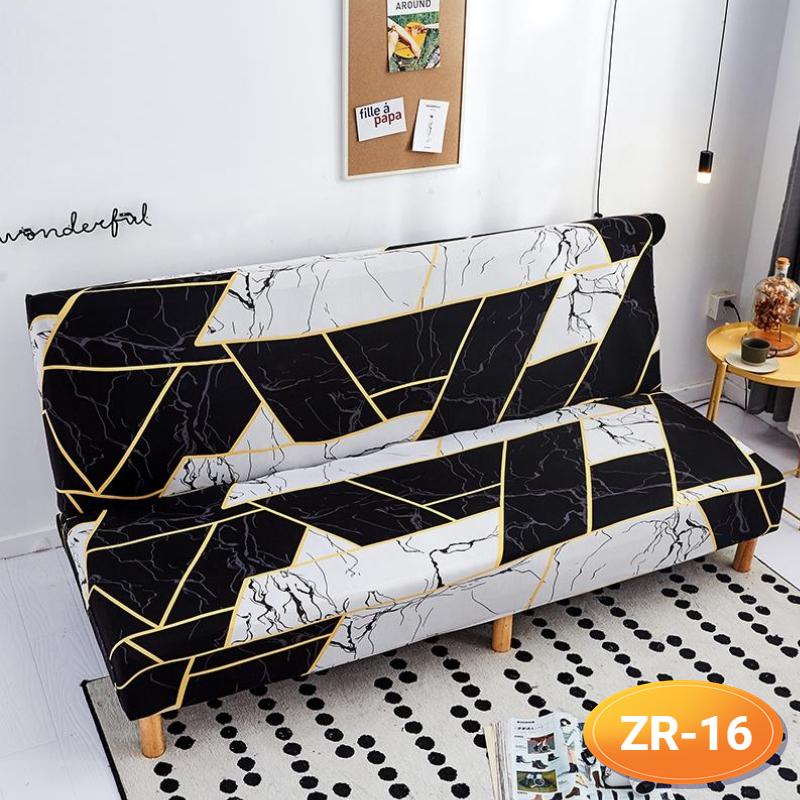 Sofa-Bettbezug ohne Armlehne, klappbarer Sofabezug, elastische Sofabezüge für Wohnzimmer, Couchbezüge für Sofas