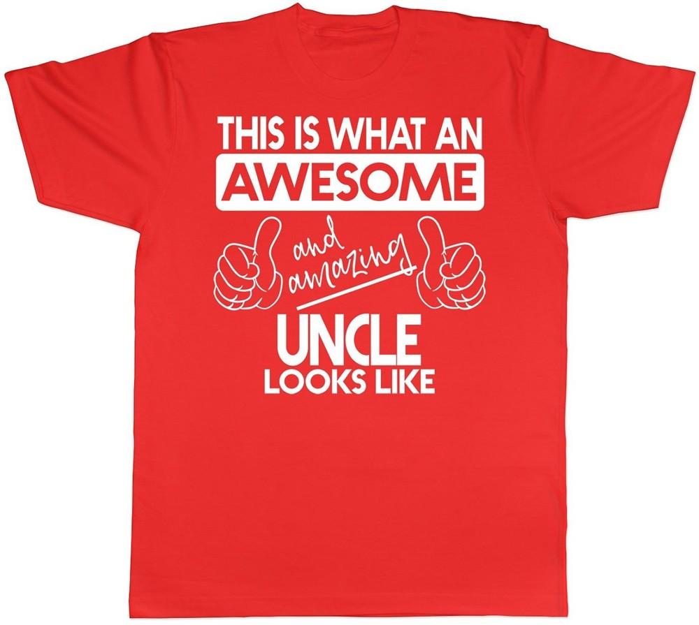 Unisexs Uncle TShirt Gift Awesome and Amazing Uncle Birthday Present Idea Tee S