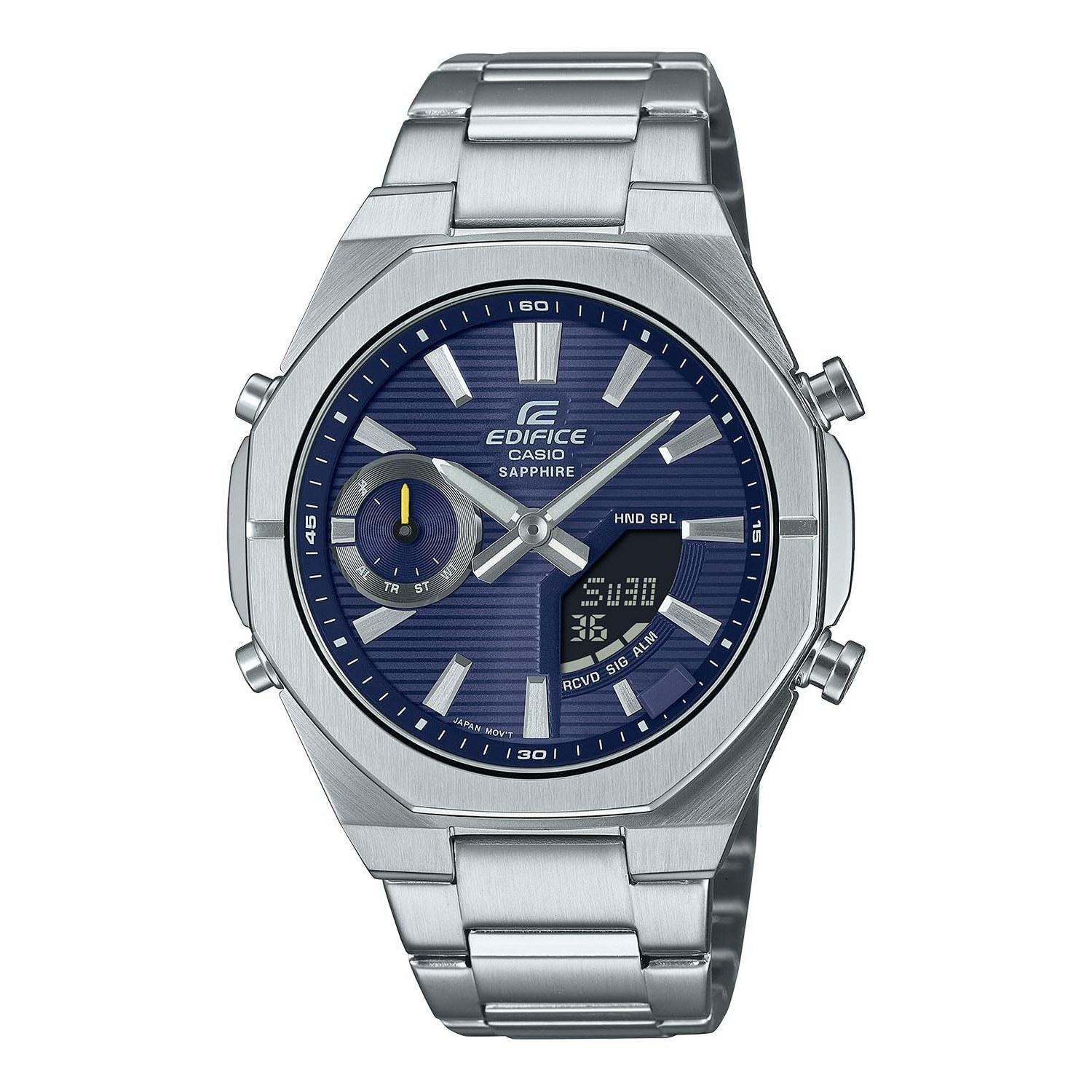 Casio Wristwatch Edifice Smartphone Link series Bluetooth equipped Sapphire Glass ECB-S10YD-2AJF Mens Blue