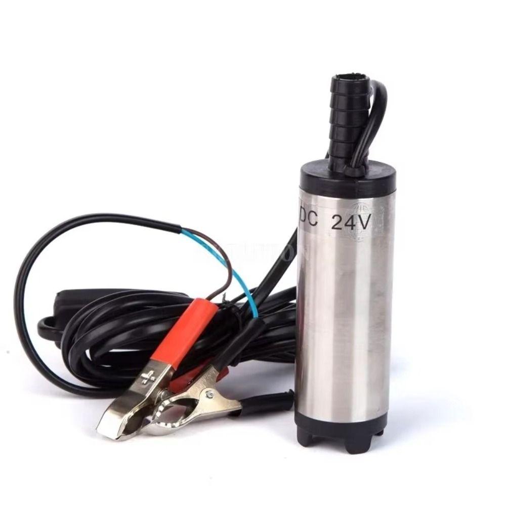 38mm Port Submersible Pump 12V/24V DC Refueling Pump Electric Fuel Transfer Pump  Camping Use
