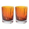 Baccarat Harmony Glass Pair, 300ml Tumbler, Rocks Glass, Highball Glass, Color of Joy Orange, 2816193 [Parallel Import]