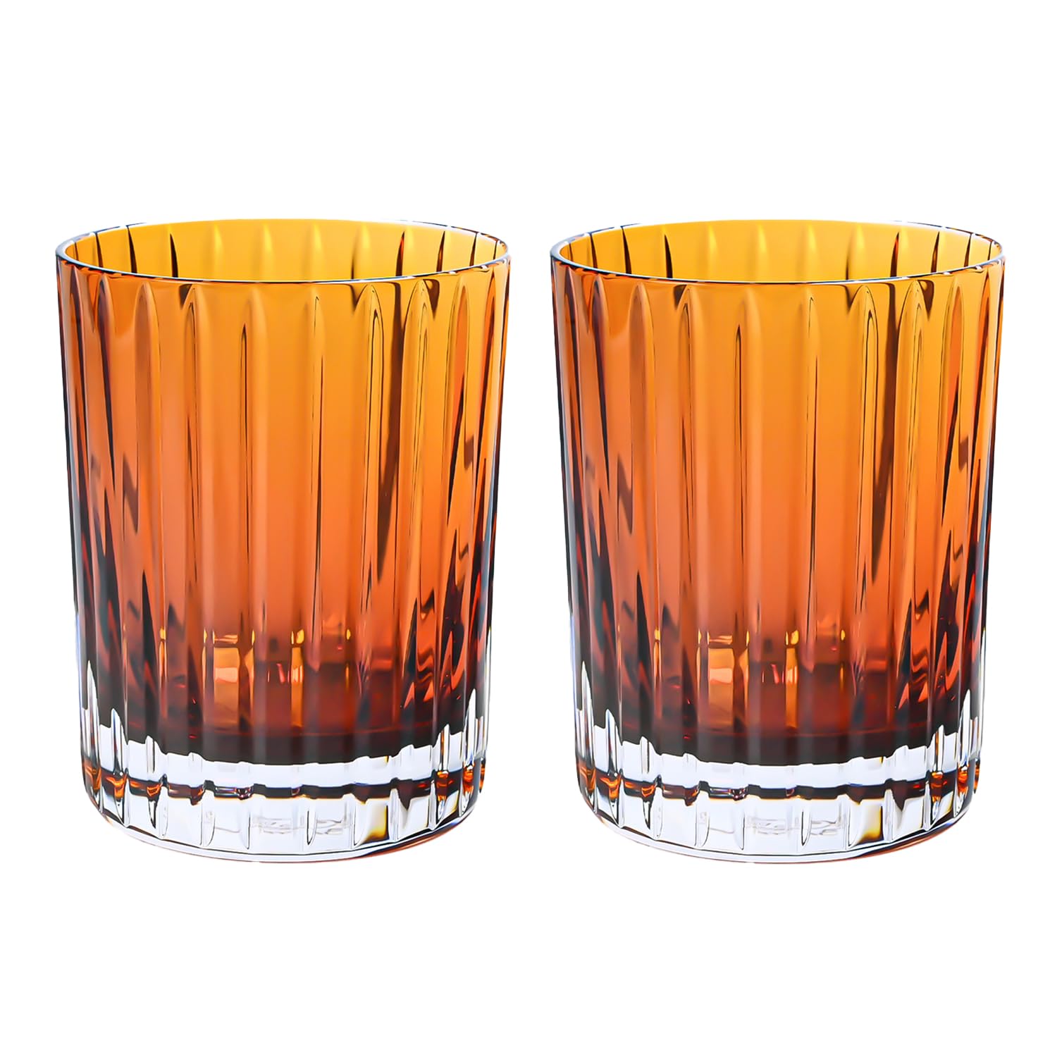 

Baccarat Harmony Glass Pair, 300ml Tumbler, Rocks Glass, Highball Glass, Color of Joy Orange, 2816193 [Parallel Import]