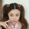 2Pcs Creative Halloween Costume Clip Reusable Acrylic Hairpin Hair Accessories For Children Adults Theme Parties