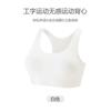 Girls' development period sports underwear, primary school, junior high school students, seamless shock-proof breathable bra, girls' vest fixed cup