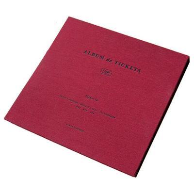 Iconic Ticket Book V.4, Burgundy, 1 Piece