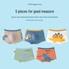 Yuzhaolin Boys' Pure Cotton Antibacterial Boxer Briefs
