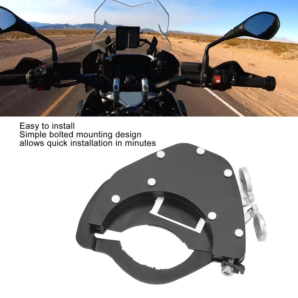 Motorrad Gashebelarretierung, Universelle Einstellbare Steuerung Gashebelassistent Arretierungshalter, Kompatibel mit den meisten Motorrädern