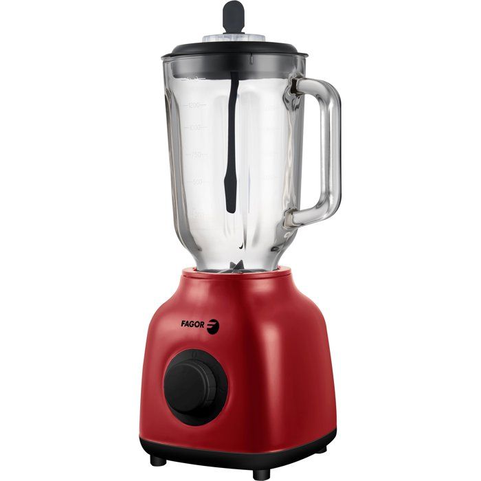 Blender 2-en-1 - FAGOR - FGB2153 - 400 W - Bol en verre gradué 1,5 L - Rouge
