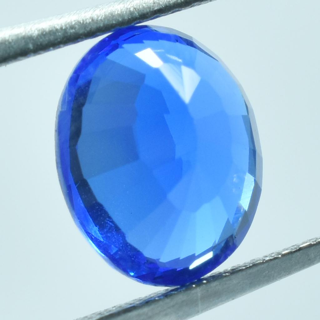 Natural Blue Tanzanite Loose Gemstone Oval Cut 2.50 Ct for Jewelry Making and Gem Collections