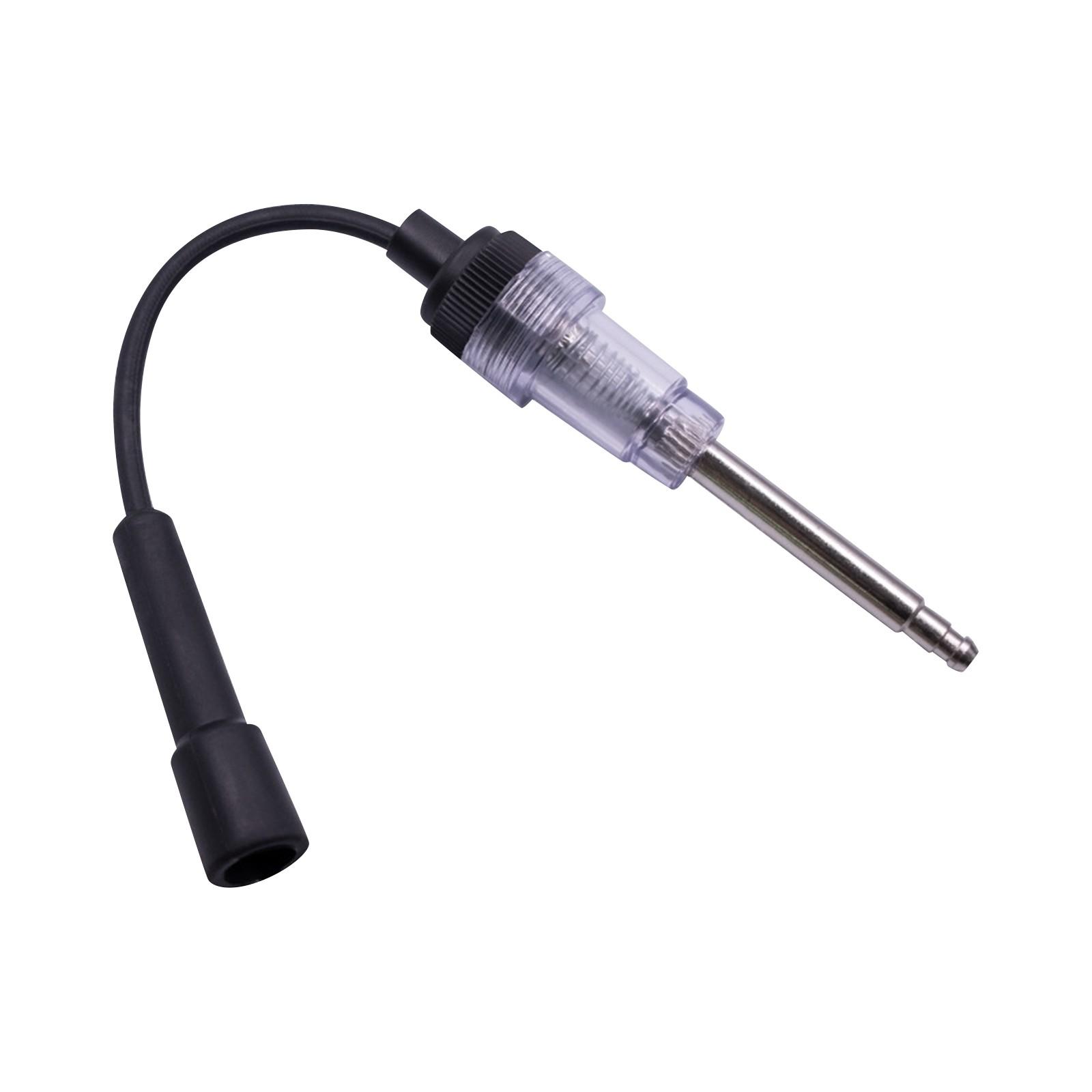 

Прямой тестер зажигания двигателя с лампочкой, простой в использовании, маленький инструмент-детектор для диагностики арматуры для автомобилей, легковых автомобилей, газонокосилок, мотоциклов One Size