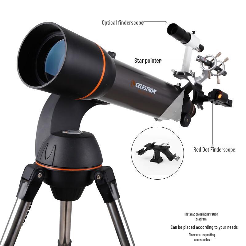 Miflame Dreifach-Sucherfernrohr Schwalbenschwanz-Halterung