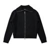 Chic Korean Double Zipper Lapel Sweater: Casual Autumn Loose Cardigan