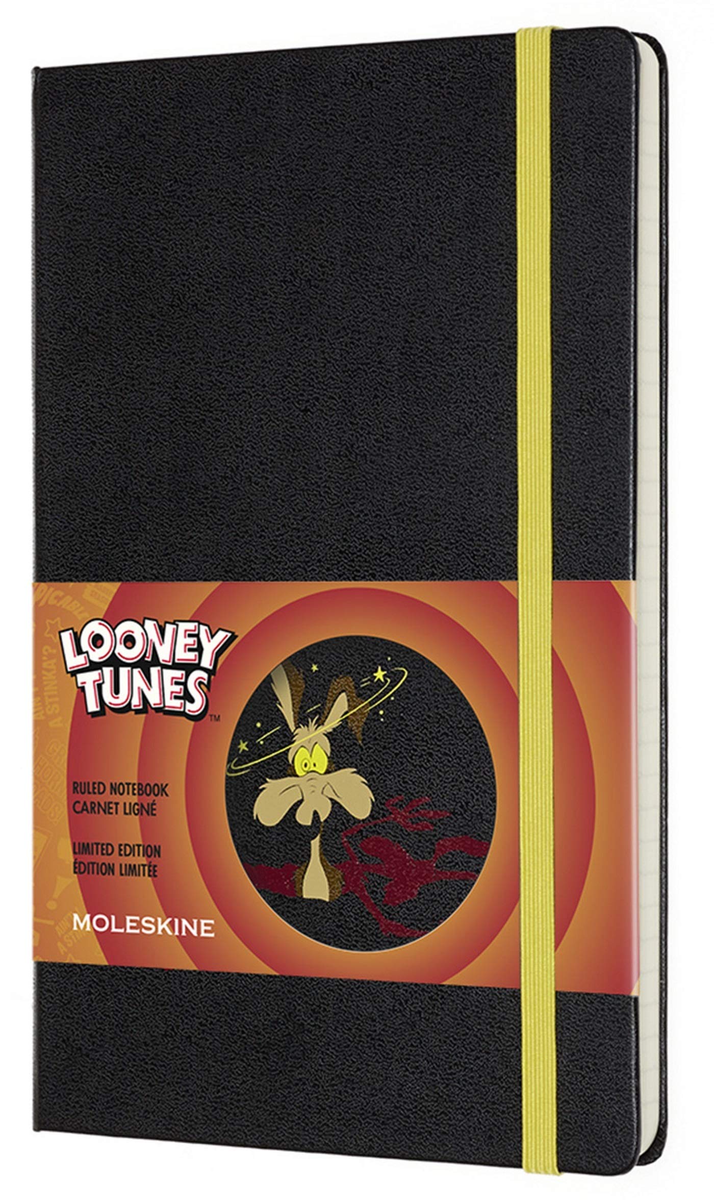 

Moleskine Блокнот Лимитированная Серия Looney Tunes Линованный Большой LELTQP060WL (Вайли Койот. Койот)