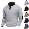 New Color Matching Spring and Autumn Loose Casual Velvet Heavy Stand-up Collar Pullover Long-sleeved Sweater