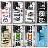 License New York Plate Number Phone Case For Samsung Galaxy S23 S24 S25 Edge S26 Ultra S22 + S21 Plus S20 FE Cover Silicone Prin