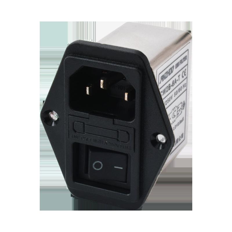 DBI6 Series IEC Socket EMI Filters: 3A, 6A, 10A