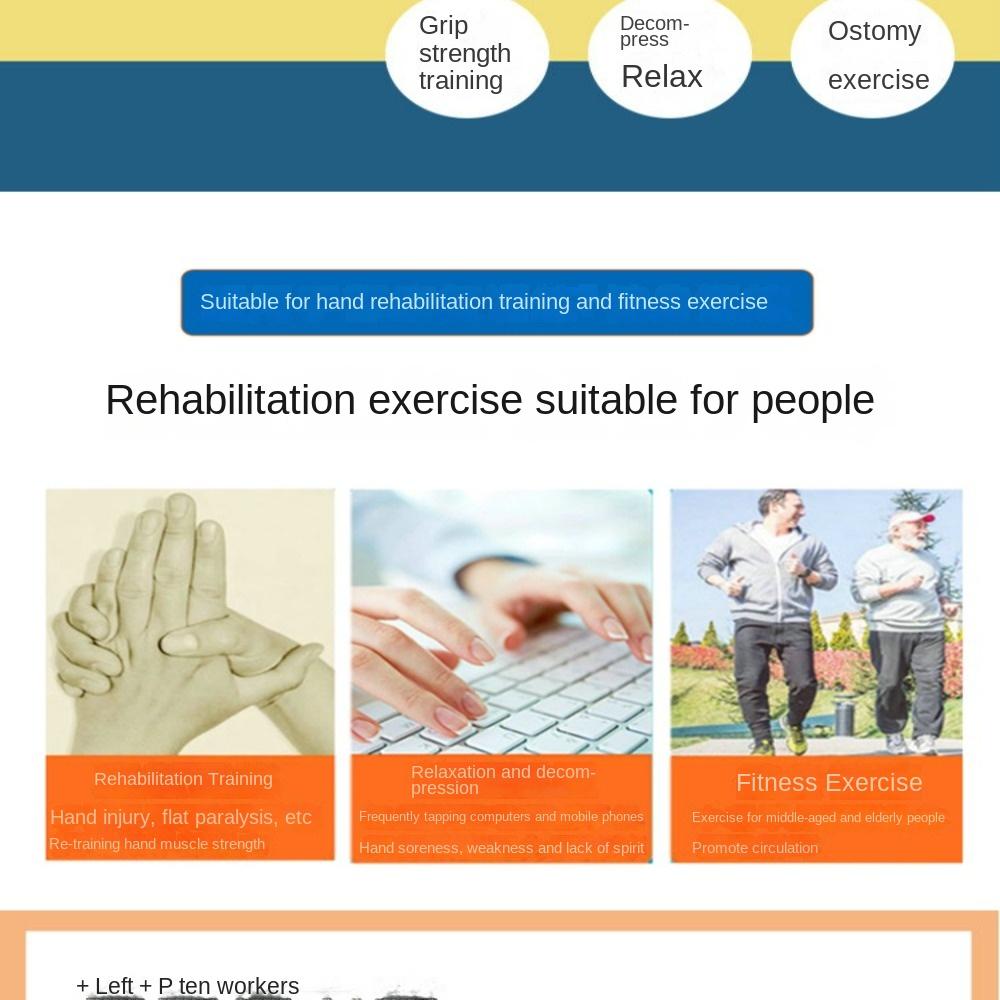 Minge de exerciții pentru mâini foarte elastică, minge ușoară pentru întărirea mușchilor, reumatoid