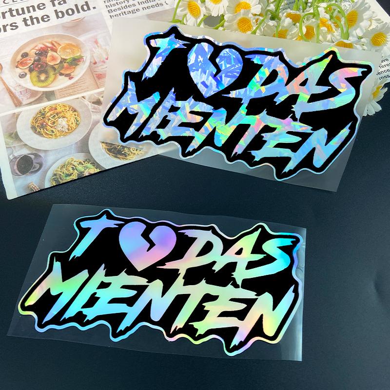 TODAS MIENTEN Motorcycle Stickers Waterproof for Motorbike Side Panel Fuel Tank Helmet Box DIY Car Window Universal Vinyl Decals