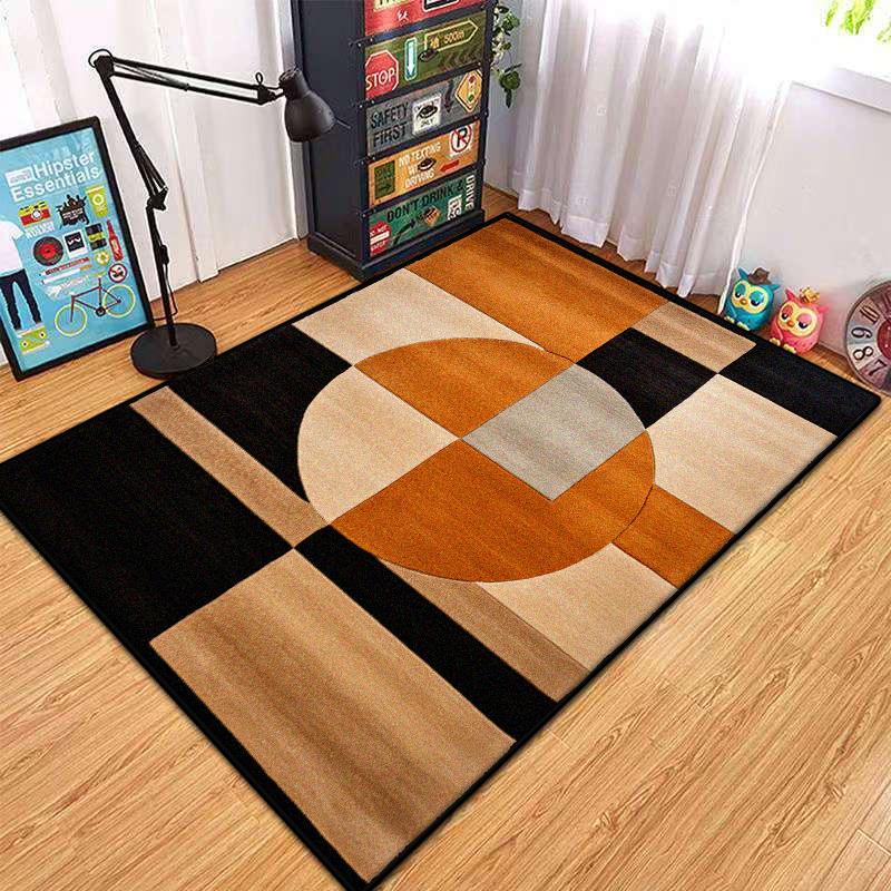 Abstract Style Carpet Living Room Modern Style Soft Fluffy Rugs for Bedroom Cloakroom Decoration Anti-skid Easy Clean Floor Mats