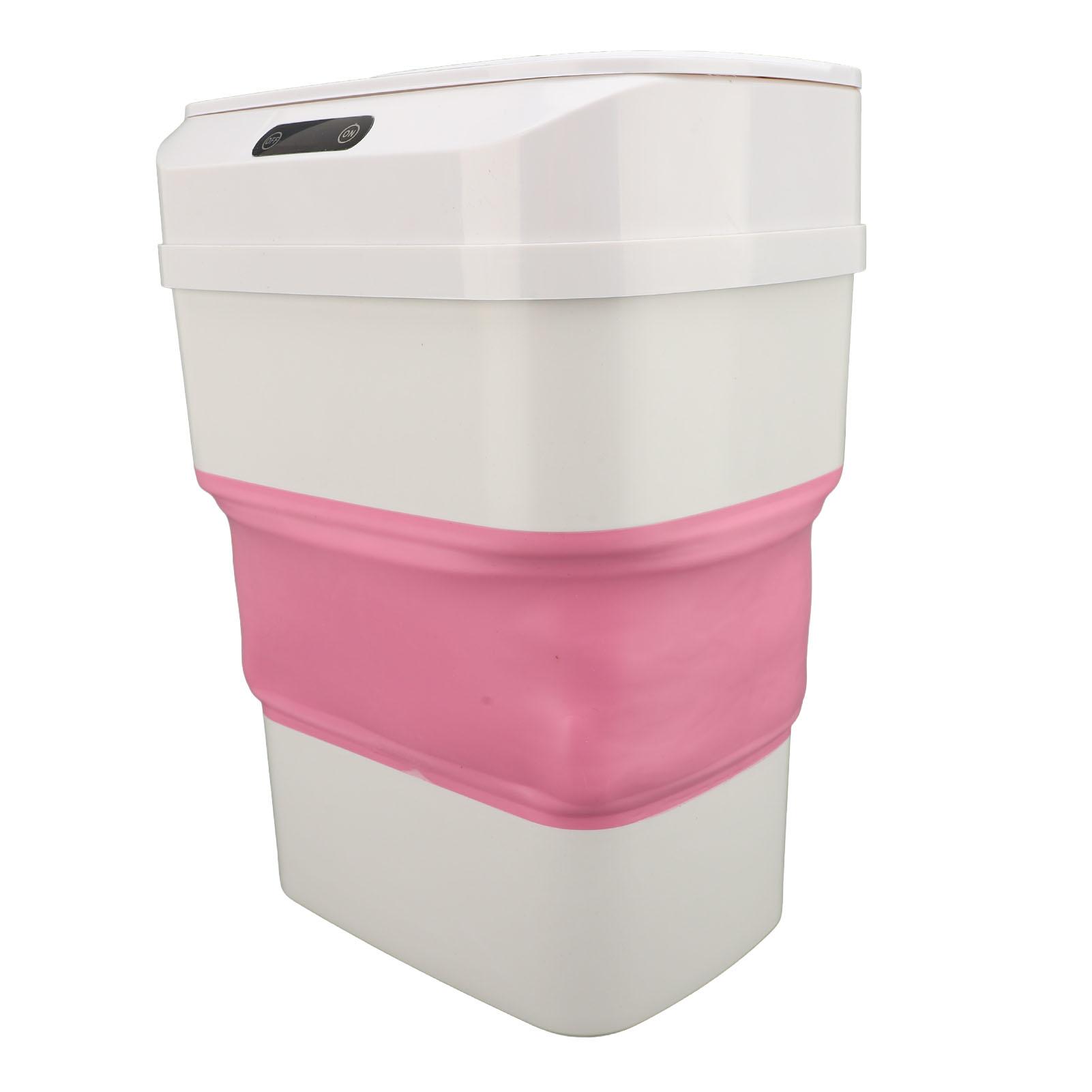 

Smart Sensor Trash Can Folding Automatic Garbage Bin Smart Sensor Wastebasket for Bedroom Kitchen