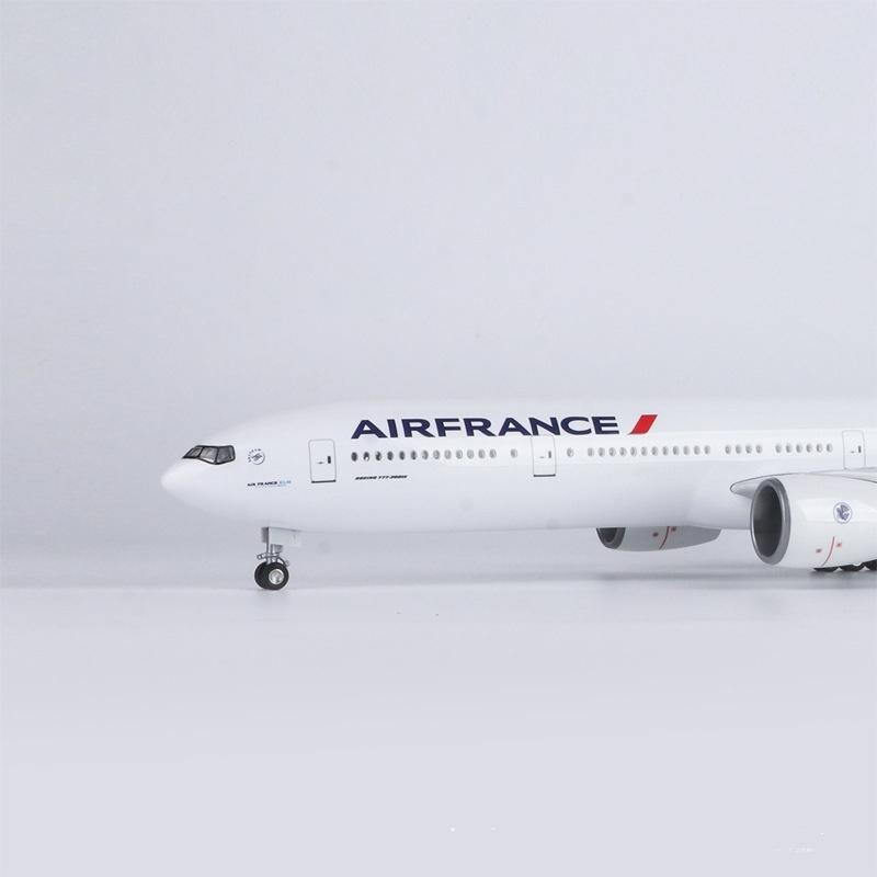 Diecast Airplane Toys B777 Air France 47CM Large Model Plane resin Simulation Civil Aviation Aircraft Model Collected Gift
