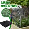 4/6/10m Black Garden Insect Net Reusable Anti Bird Raised Garden Bed Cover Breathable Adjustable Plant Support Netting