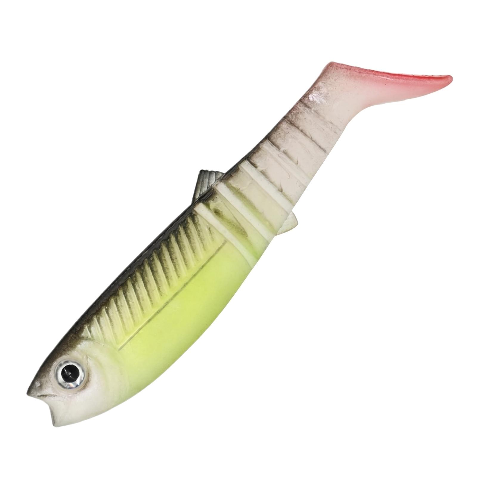 

Segmented Soft Fishing Lure 80mm Multi-Joint Swimbait Artificial Bait Flexible Tail for Freshwater and Saltwater Fishing one size