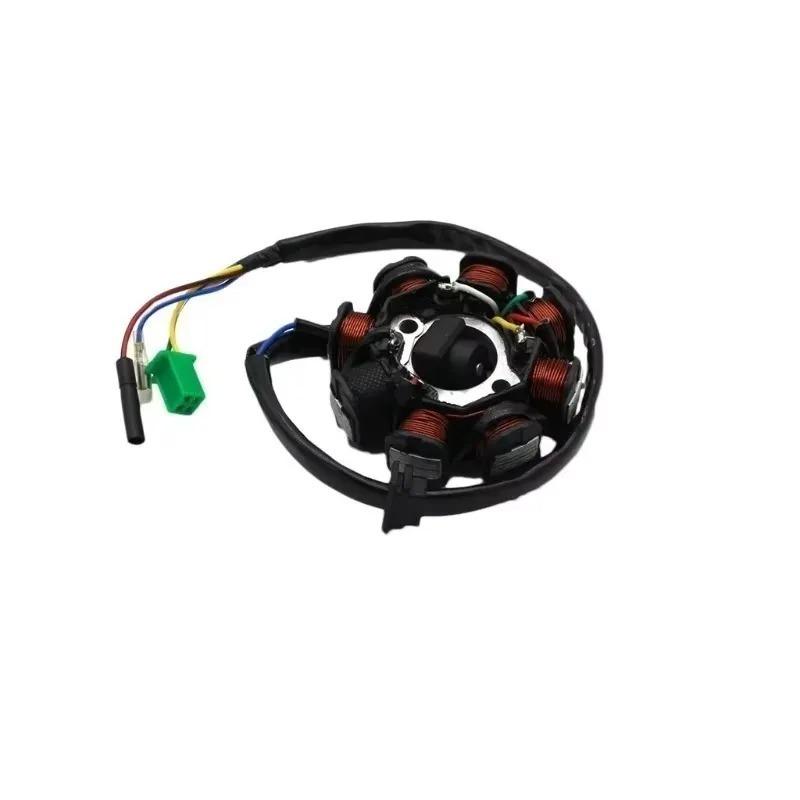 1pc 8 Coil Stator DC Magneto Alternator Stator Remplacement for 4-stroke Scooter and Moped GY6 50cc-150cc