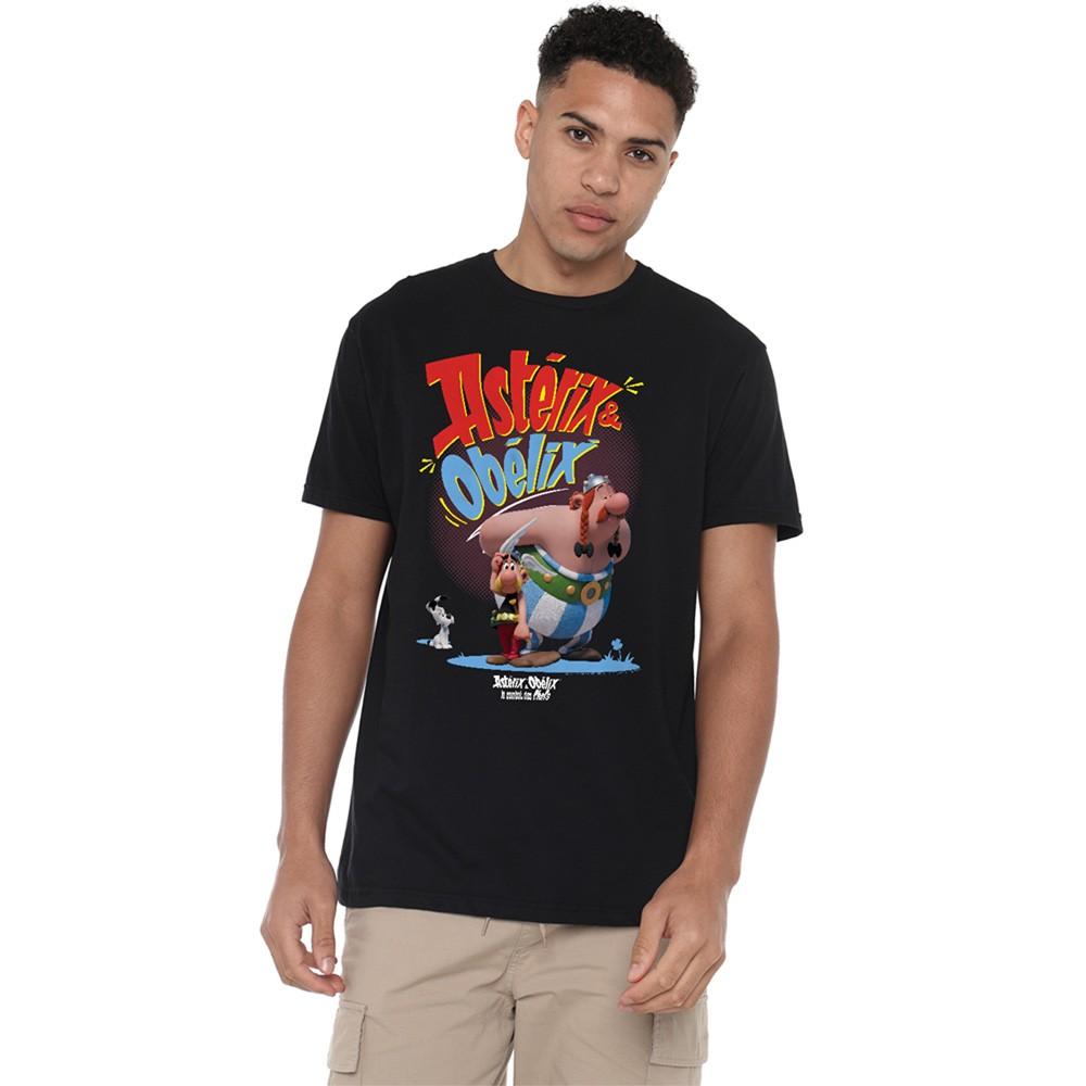 Asterix Obelix Idefix Together Unisex T-Shirt S-5XL Black XXL