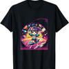 Kawaii Anime Girl's Interstellar Adventure Cosmic Explorer T T-Shirt
