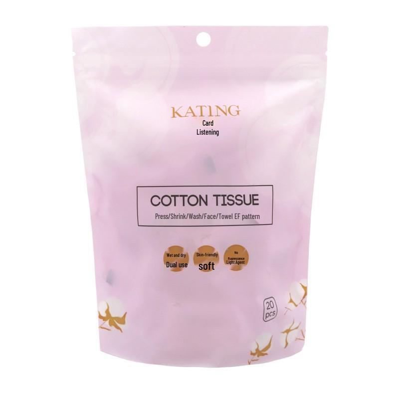 

Сжатые салфетки для лица Huajie - Портативные и одноразовые для путешествий или ванны 25x30cm, 20 pcs/bag