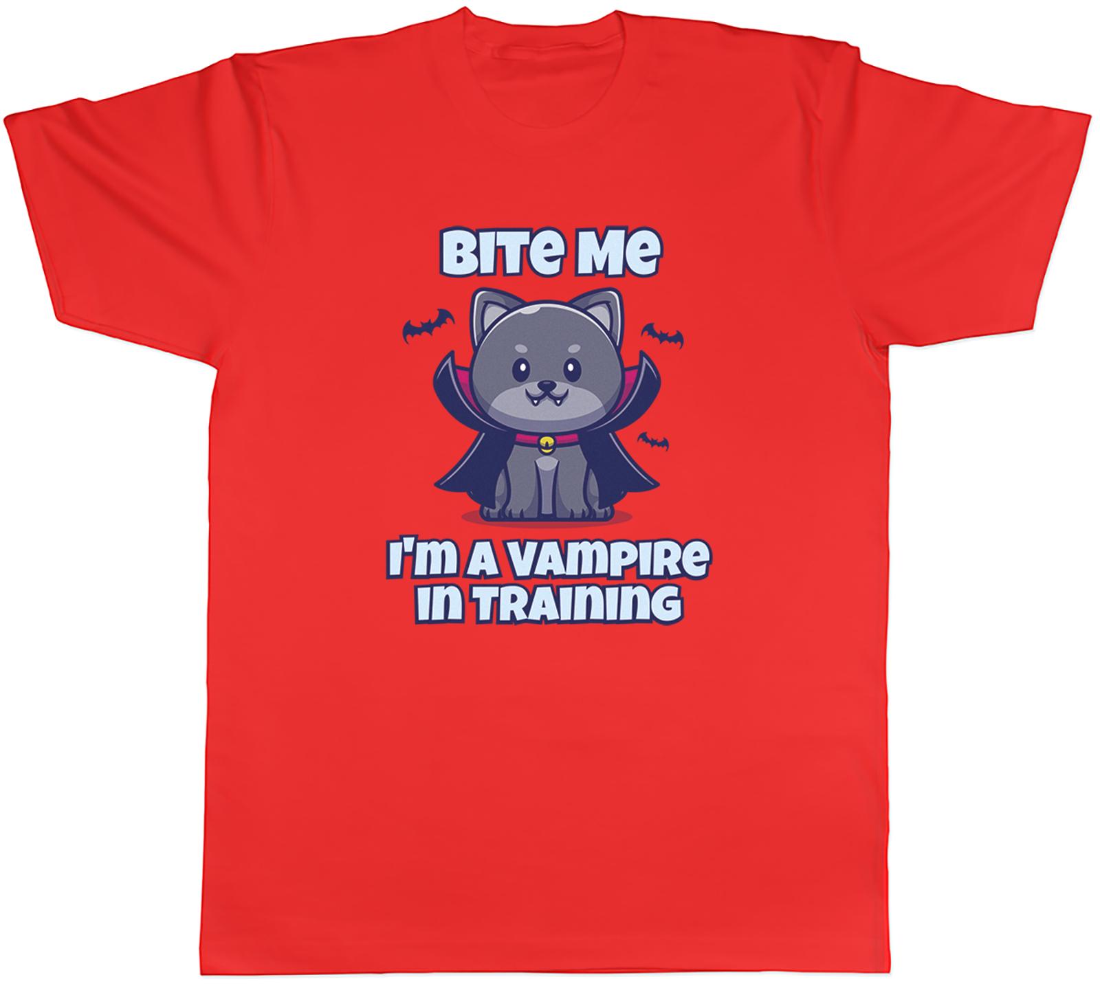 Bite Me Halloween Unisexs TShirt Im a Vampire in Training Unisex Tee Gift S