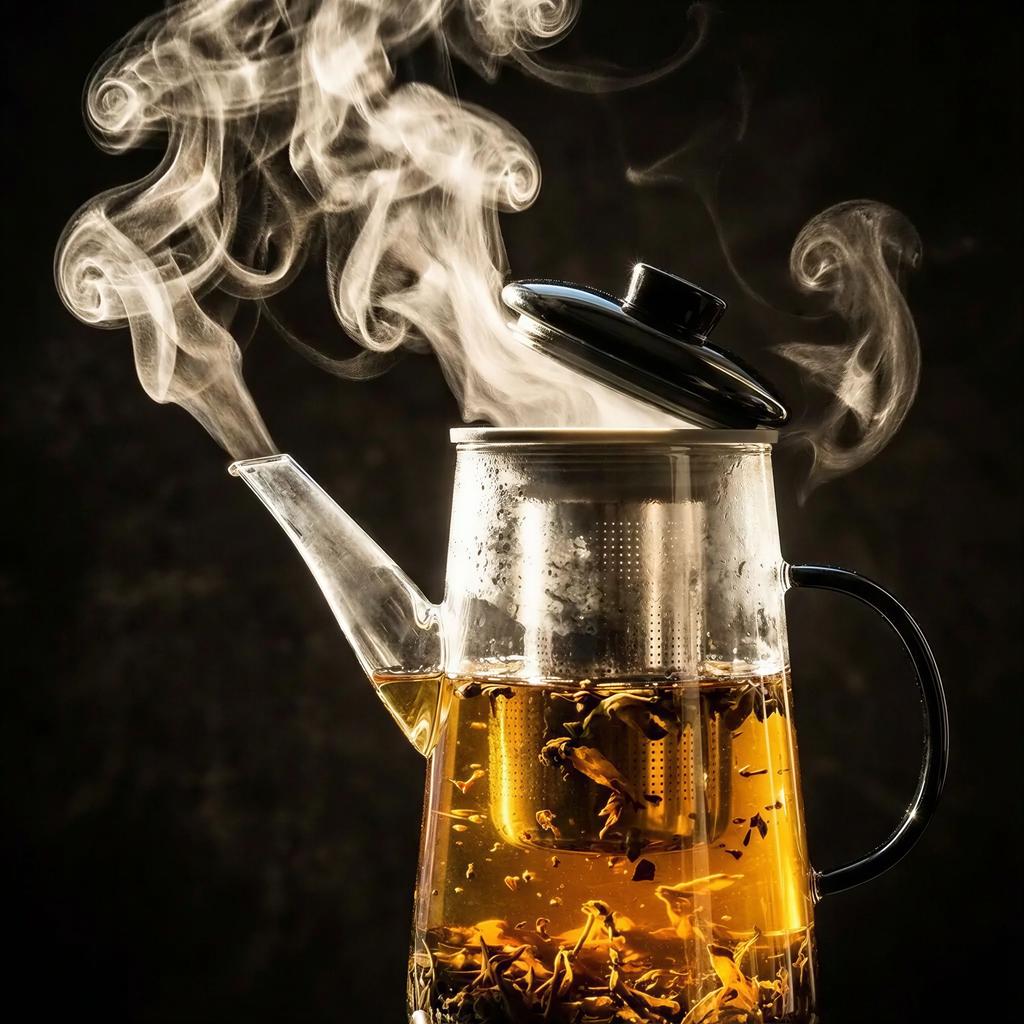 GLASS JUG TEA INFuser 0.7L TRANSPARENT WITH FILTER Ø10.6 CM