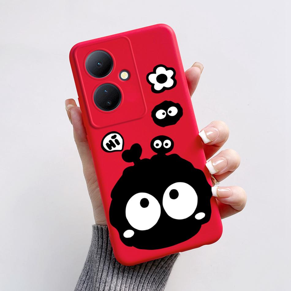 For Vivo V29 Lite 5G Case VIVOY78 Y 78 6.78'' Soft Cartoon Bear Frog Silicone Back Covers For Vivo Y78+ V29 Lite 5G Phone Cases