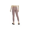 Nike One Rib Solid Color Simple Quick-Dry High-Waisted Nine-Point Tight Sports Leggings Women leggings Smoke-Gray Purple Red FN4972-208