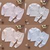 Baby Cotton Baby Clothes Set With Open Front Design For Newborns And Infants