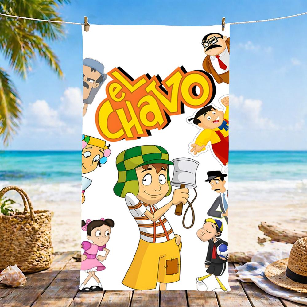 E-El Chavo Del Ocho-S Towel Microfiber Beach Towel, Quick-Dry, Sand-Free, Ultra-Fine Fiber, Super Soft.