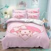 Cartoon Anime Sanrio Cinnamoroll Melody Bedding Set Kawaii Quilt Cover Duvet Cover Pillowcase Kids Girls Single Twin King Size