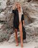 2025 Beach Style Vacation Bikini Cover-Up with Jacquard Sun Protection Shirt