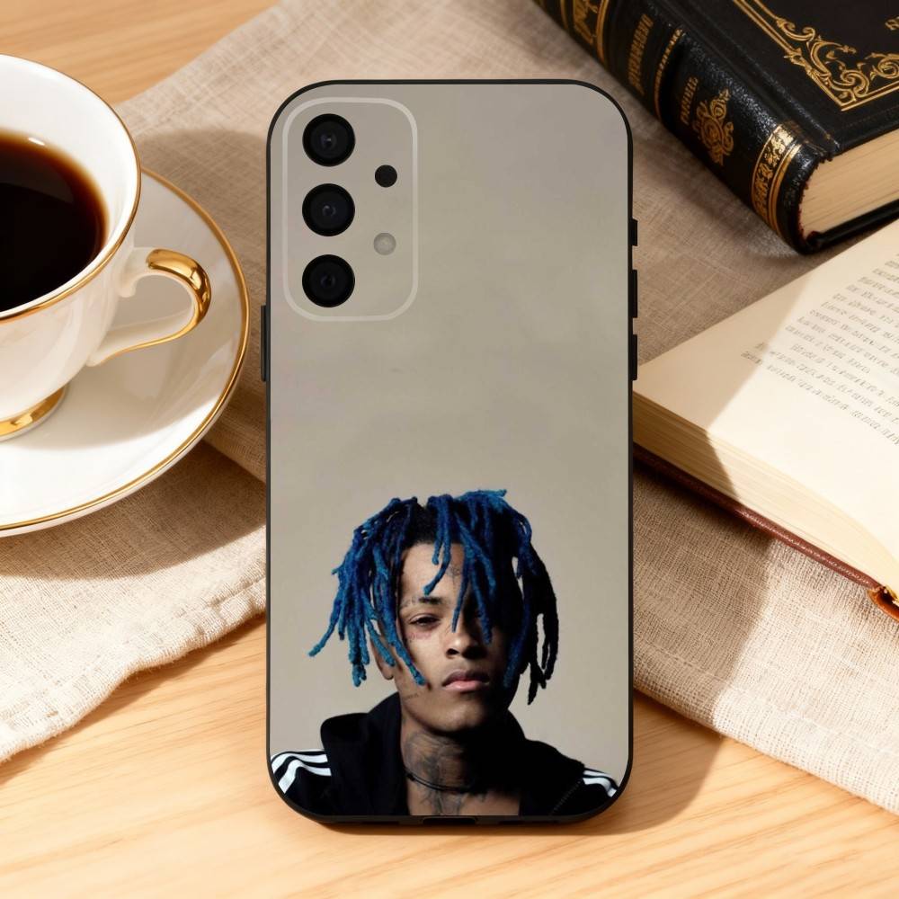 X-XXXTentacionS Rapper Phone Case For Samsung Galaxy A73,A72,A71,A70,A53,A52,A51,Soft Silicone Black Cover