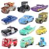 Disney Pixar Cars Bewohner von Radiator Springs Anime-Charakter Mater Fillmore Sheriff Lizzie Legierung Spielzeugauto Für Kinder