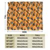Halloween Pumpkim Boo Bats Blanket Flannel Fleece Blanket Cartoon Ghost Spooky Soft Warm Plush Throw Blankets for Bed Couch Sofa