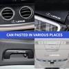 2026 Hot Interior Stickers 1/2/5/10pcs Car Stickers Car-Styling Logo Interior Decorative Accessories For Lexus EX300H RX450H IS3