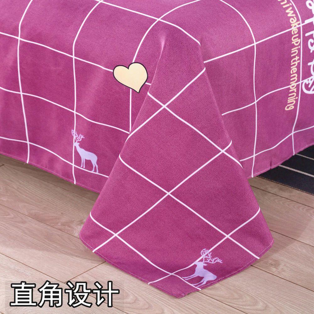 Bed Sheet and Pillowcase Sanded Skin-friendly Dormitory Bed Sheet Bedding Four Seasons Universal Bed Sheet