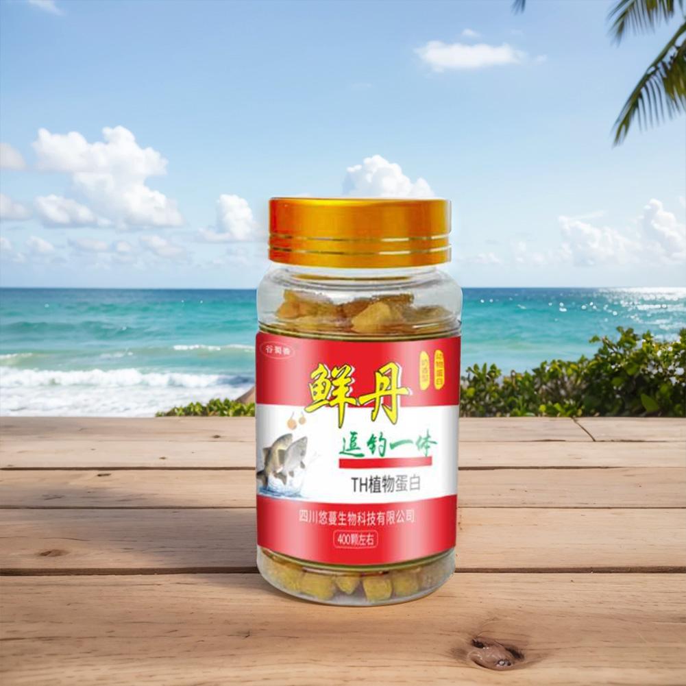 High Protein Fishy Taste Hemoglobin Bait Freshwater Crucian Carp Grass Fish Bream Bait Fish Food Pellets Fishing Accessories