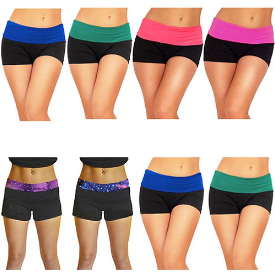 Yaz Kadın Seksi Mini Knockout Yoga Egzersiz Spor Salonu Antrenman Dar Şort