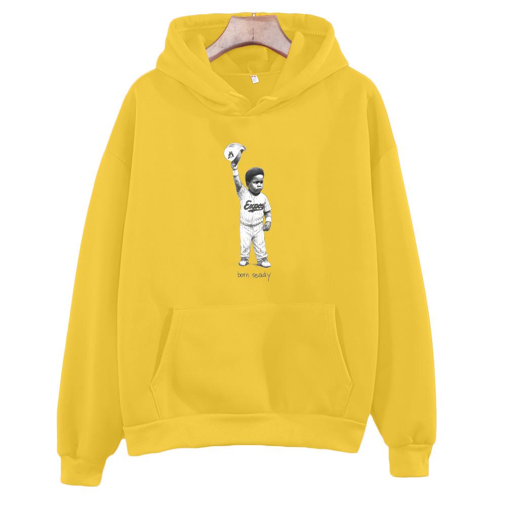 Born Ready Graphic Hoodies Vladdy Born Ready Legendary Sportswear Autumn Winter Long Sleeve Hoody Unisex Fashion Y2K Sweatshirts