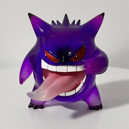 

Gengar Sticking Tongue Out Different Colors Anime Action Figure Game Statue Collectible Kawaii Model Kids Toy Doll Gift 9cm with box