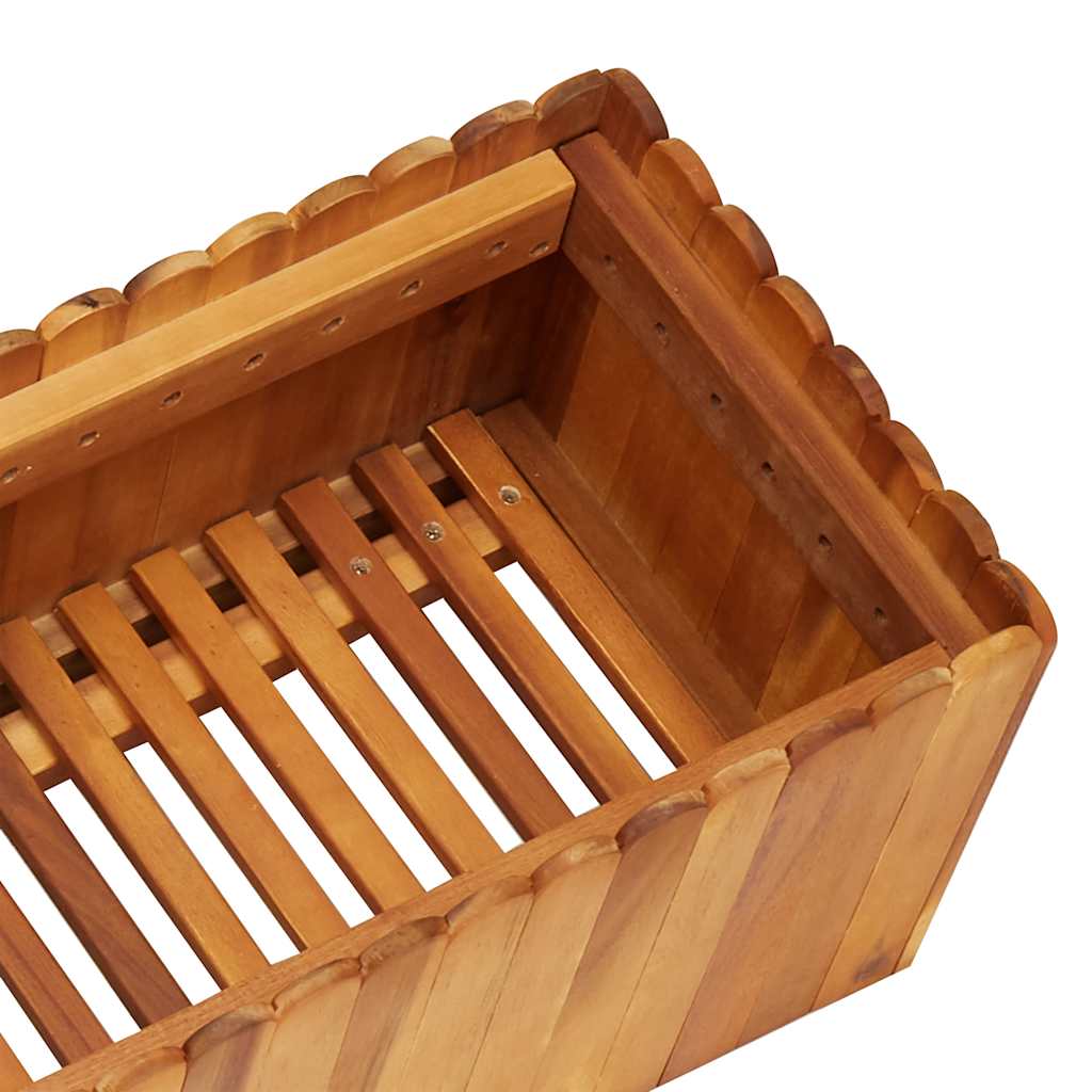 Garden Raised Bed 150 x 30 x 25 cm Solid Acacia Wood